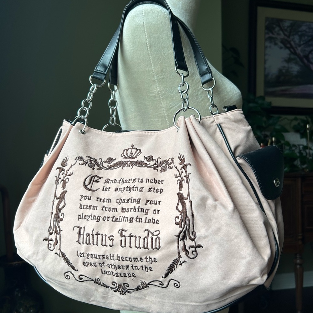 Pink Vintage Style Shoulder Bag